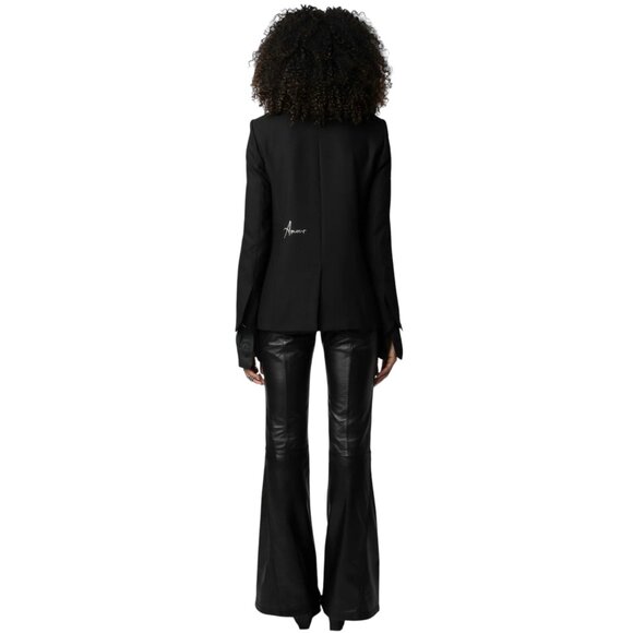 Zadig & Voltaire Very Strass Heart Blazer Size 38 FR, S/M US NEW - Picture 10 of 10